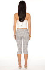 Lioness Starlet Capri Moonlight Plaid Image