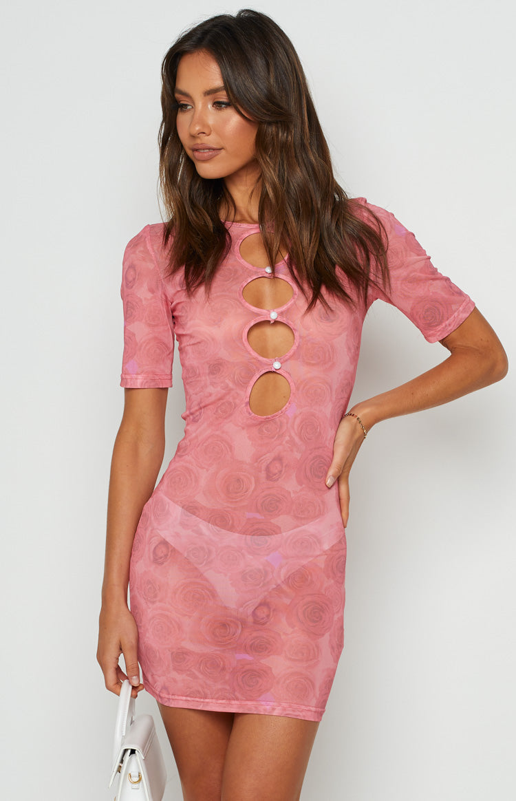 Lioness Hysteria Mesh Dress Pink Image