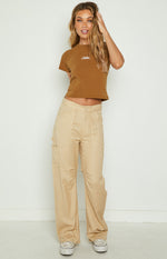 Lioness Miami Vice Wheat Linen Pant Image