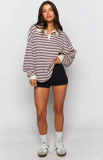 Lioness Porcelain Multi Striped Rugby Jersey Image