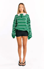 Lioness Rising Sun Jersey Forest Green Image