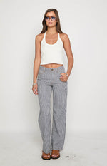 Lioness Top Model Navy Stripe Jean Image