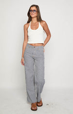 Lioness Top Model Navy Stripe Jean Image