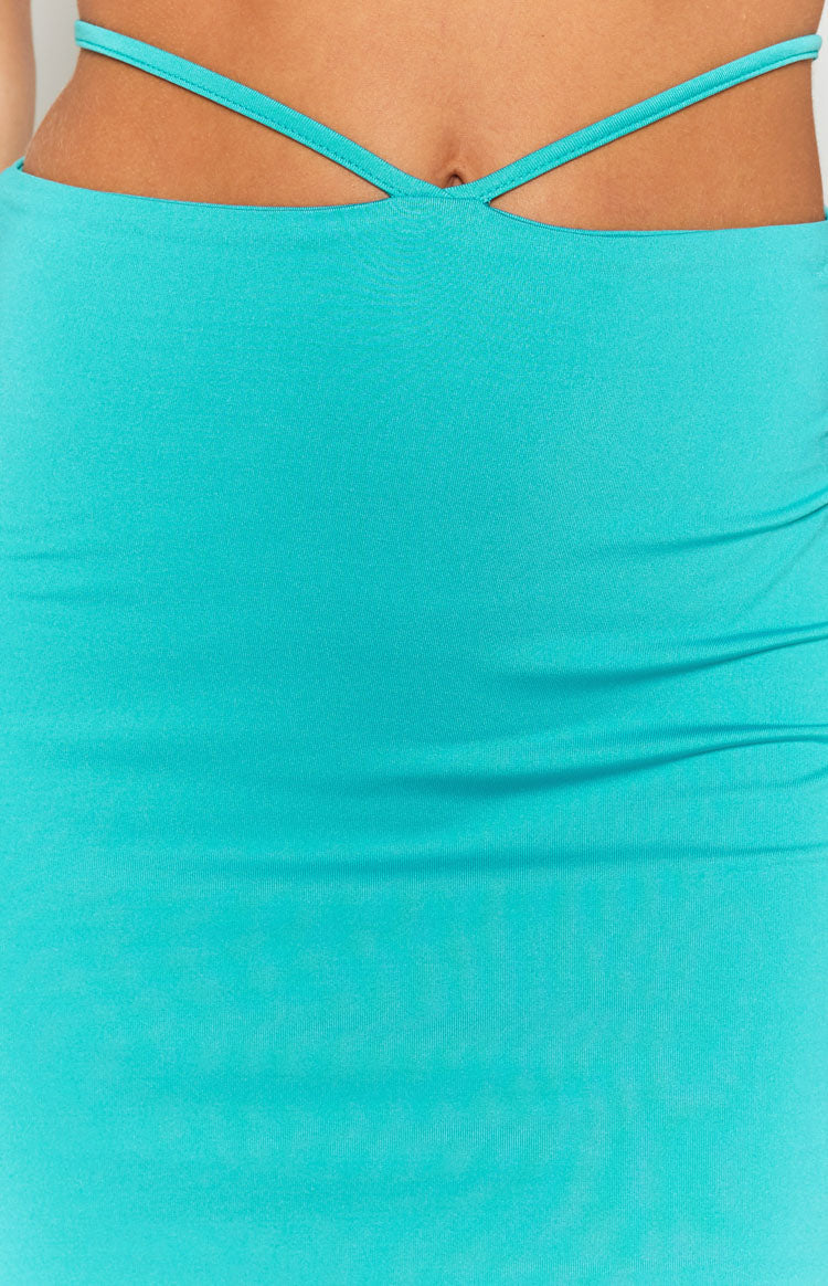 Lucia Mini Skirt Aqua Image