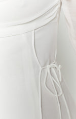 Lucy White Long Sleeve Mini Dress Image