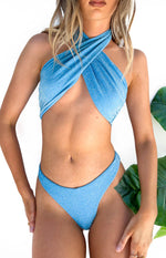 Luella Blue Bikini Bottoms