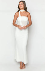Luna White Crop Top