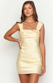 Macayle Yellow Mini Dress