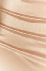 Manhattan Slip Formal Dress Champagne