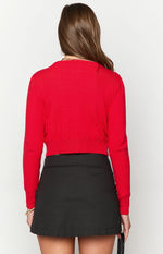 Mason Red Cardigan Image