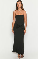 Matilda Black Strapless Maxi Dress Image