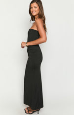 Matilda Black Strapless Maxi Dress Image