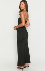 Matilda Black Strapless Maxi Dress Image