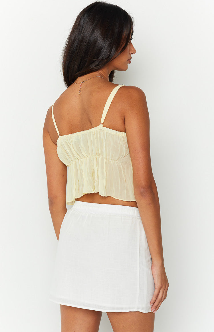 Maven White Mini Skirt Image