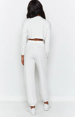 Michigan Camp Two Piece Lounge Set White