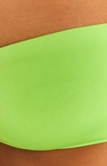 Murphy Lime Bandeau Top