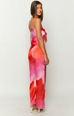 Mykonos Pink Print Pants Image