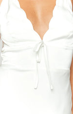 Nicole White Maxi Dress