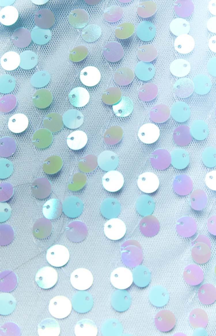 Nova Blue Sequin Maxi Dress Image