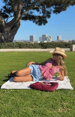 Opolo Red Gingham Crop Top