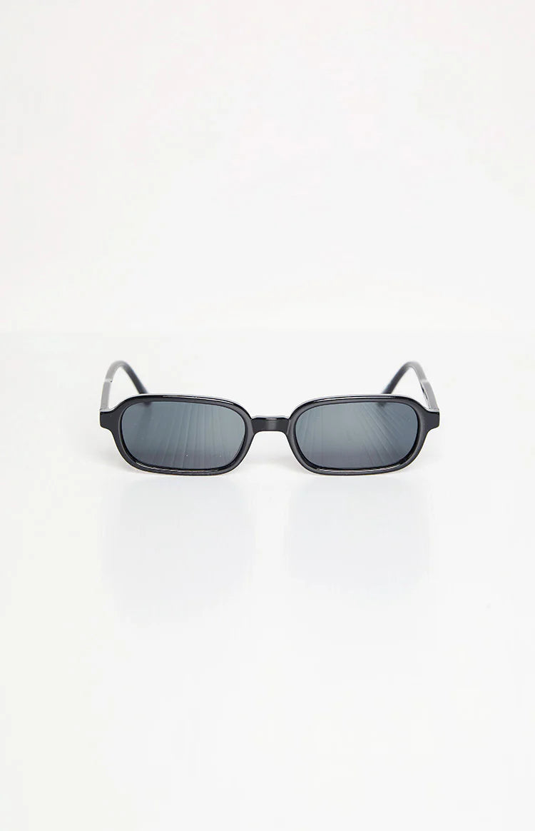 Otra Eyewear Frankie Black Rectangle Sunglasses