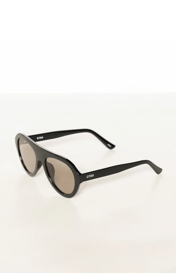 Otra Eyewear Maddy Black Aviator Sunglasses