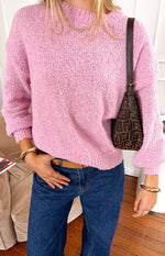 Oxford Pink Knit Sweater Image