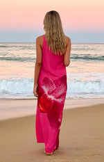 Paisleigh Pink Orchid One Shoulder Maxi Dress