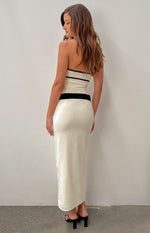 Perilla Cream Strapless Maxi Dress Image