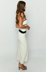Perilla Cream Strapless Maxi Dress Image