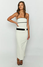 Perilla Cream Strapless Maxi Dress Image