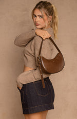 Peta And Jain Goldie Brown Shoulder Bag Image