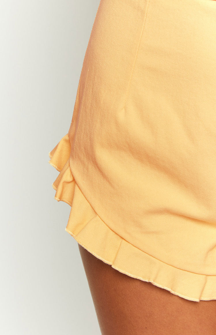 Petal Yellow Shorts Image