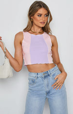 Rustic Two Toned Top Pink Image