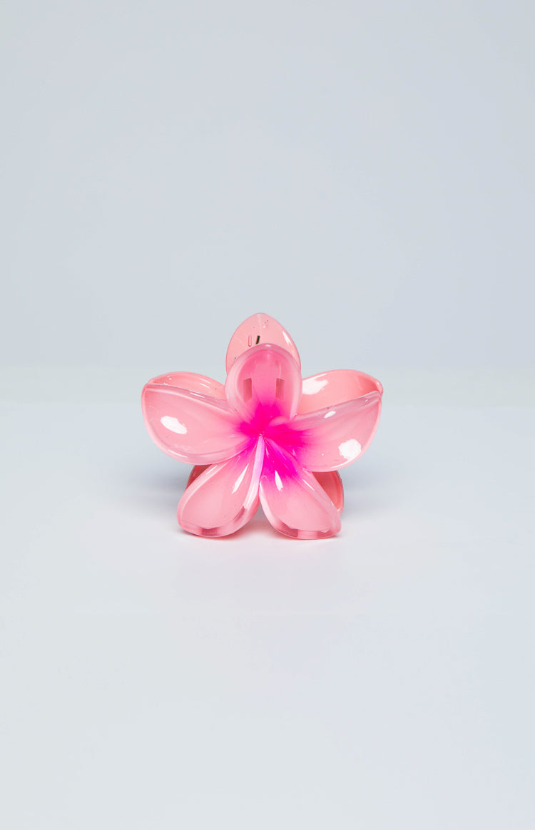 Frangipani Pink Flower Clip Image