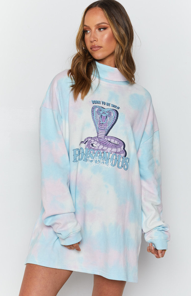 All or Nothing Dress Poison Cloud Image