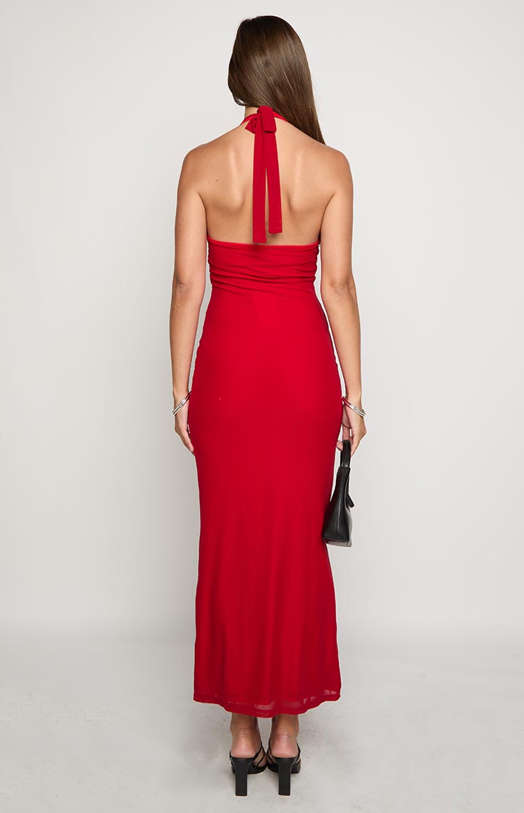 Raymin Red Maxi Dress Image