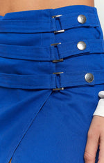 Revival Blue Mini Skirt Image