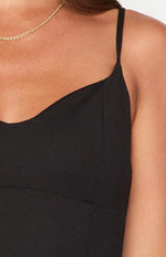 Rois Black Mini Dress