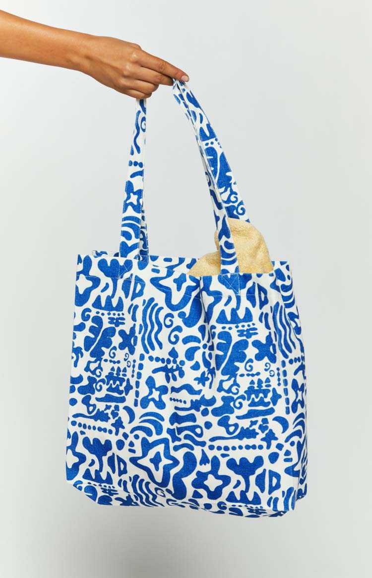 Rome Blue Print Bag Image