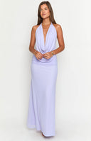 Rozie Purple Maxi Skirt