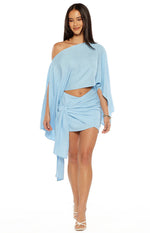 Ryoti Baby Blue Mini Dress