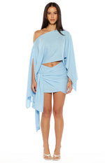 Ryoti Baby Blue Mini Dress