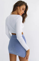 Space Jam Fluffy Skirt Navy