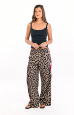 Sharly Leopard Red Racer Stripe Pants Image