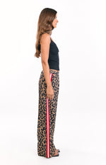 Sharly Leopard Red Racer Stripe Pants Image