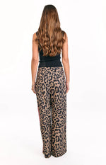 Sharly Leopard Red Racer Stripe Pants