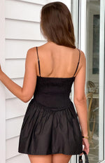 Sharmane Black Mini Dress Image