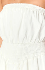 Sia White Strapless Mini Dress