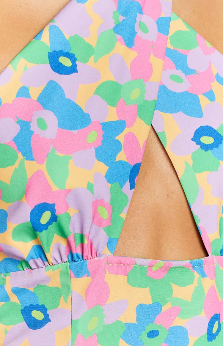 Sofiya Multi Halter Mini Dress Image